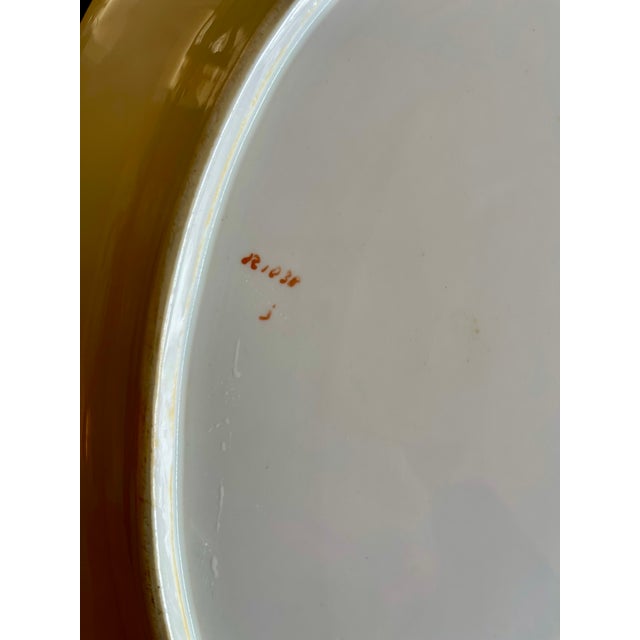 Ceramic 19th C. Copeland Spode Gilt Scalloped Serving Platter For Sale - Image 7 of 12