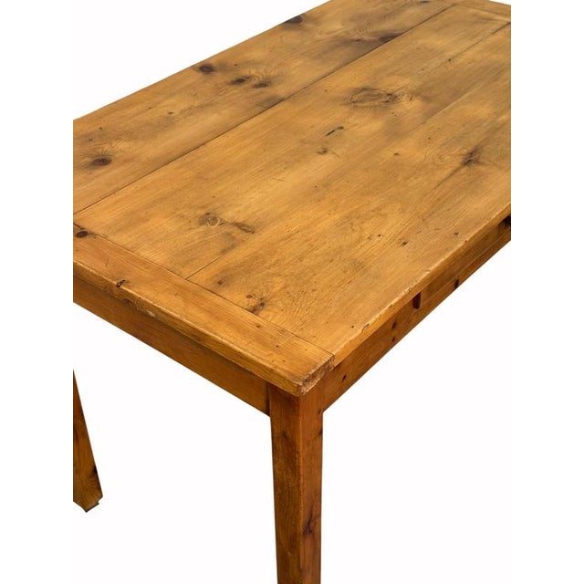 Fir Kitchen Table, 1900s For Sale - Image 3 of 4