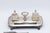 Silver Inkwell with Cut Glass Tanks, Set of 8 For Sale - Image 4 of 9
