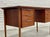 Brown Apartment Sized Mid Century Modern Danish Teak Desk, C. 1960's For Sale - Image 8 of 13