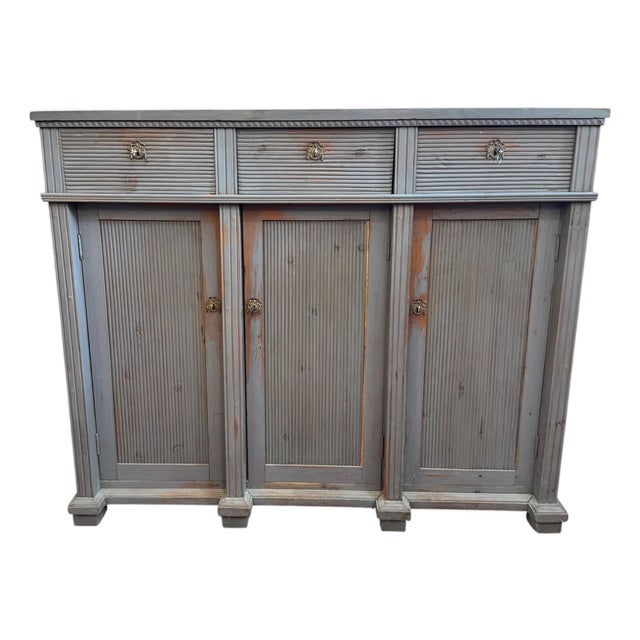 Late 19th Century Swedish Gustavian-Style Buffet For Sale