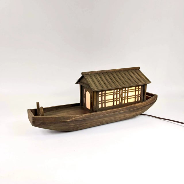 Wood 20th Century Wooden Boat Lantern For Sale - Image 7 of 10