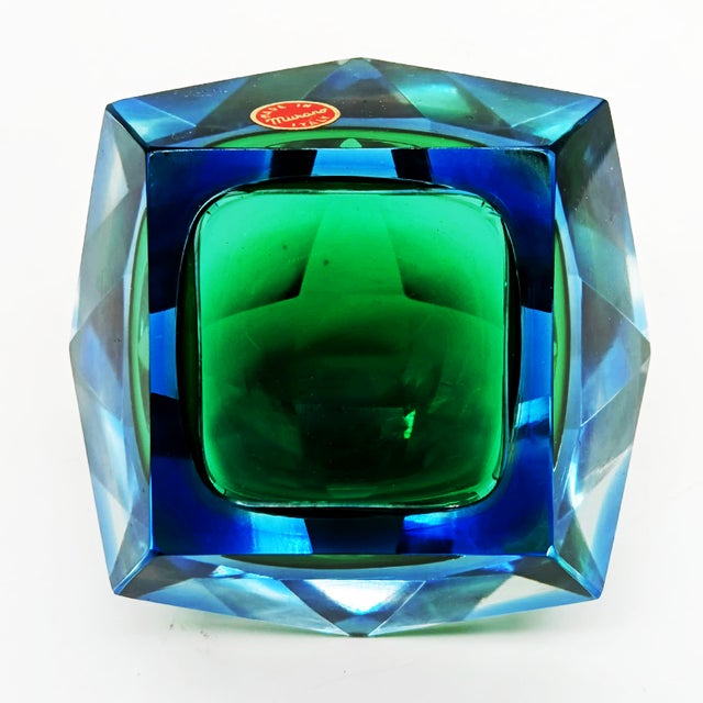 Vintage Italian Ashtray in Murano Glass by Flavio Poli for Seguso, 1960s For Sale - Image 7 of 9