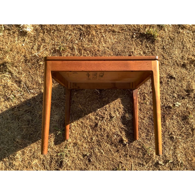 Drexel Declaration Mid 19th Century Walnut Side Table by Kipp Stewart and Macdougall for Drexel Declaration For Sale - Image 4 of 11