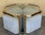 Mid 20th Century Hexagonal Gilded Coffee or Side Table with Four Nesting Stools with Glass Top For Sale - Image 16 of 18