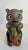Figurative Vintage Indian Brass & Enamel Figurative Bear Lidded Trinket Box For Sale - Image 3 of 9