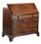 Antique English Oak Secretary with Drawers, 18th Century For Sale