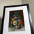 Abstract Vintage Floral Still Life Painting Framed For Sale - Image 3 of 6