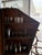 Brown Antique 1920s Wooden Harp Travel Case Converted Into a Unique Bar Cabinet – 76” For Sale - Image 8 of 12