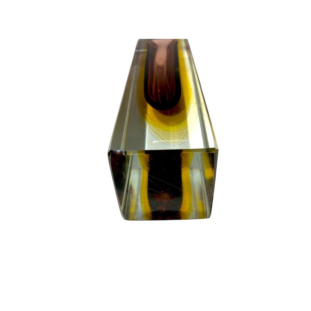 Mid 20th Century Murano Glass Sommerso Vase by Mandruzzato-Italian For Sale - Image 18 of 18