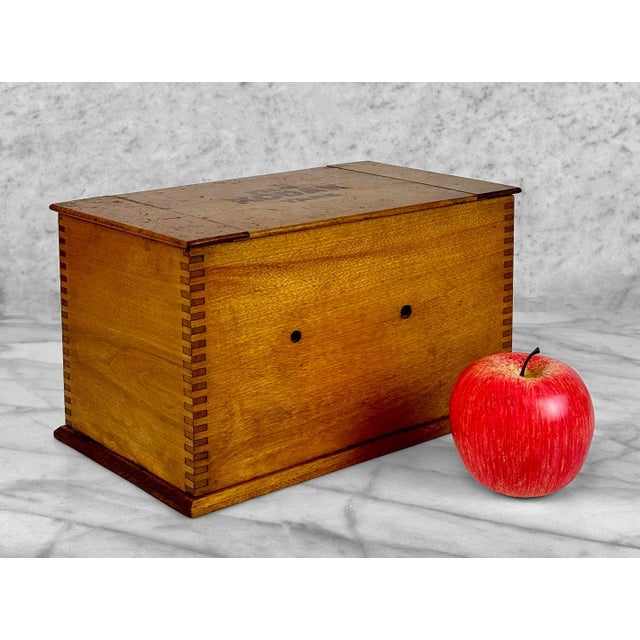 Antique Traditional Maple Jointed Storage Box, c.1907 - Pairs Nicely with Many Traditional & Eclectic Interior Styles -...