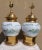 Pair of Vintage Mid 20th Century Asian Bronze and Porcelain Lamps For Sale - Image 4 of 4
