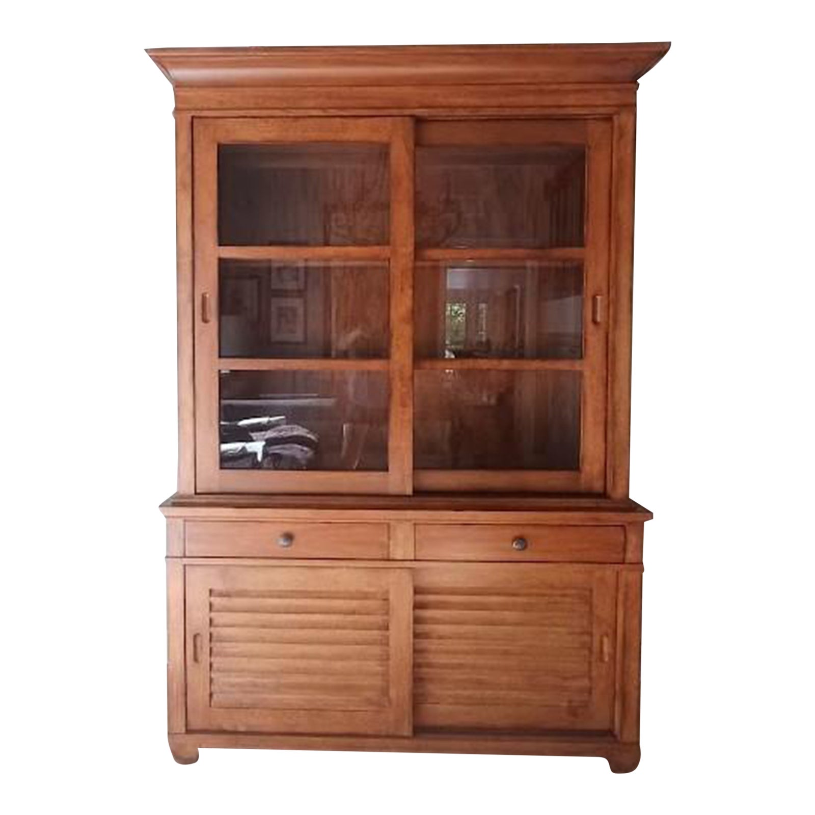 Ethan Allen Tango Collection China Hutch Chairish