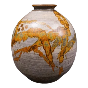 Late 20th Century Sinclair Ashley Chattanooga Tennessee Large Studio Pottery Vase