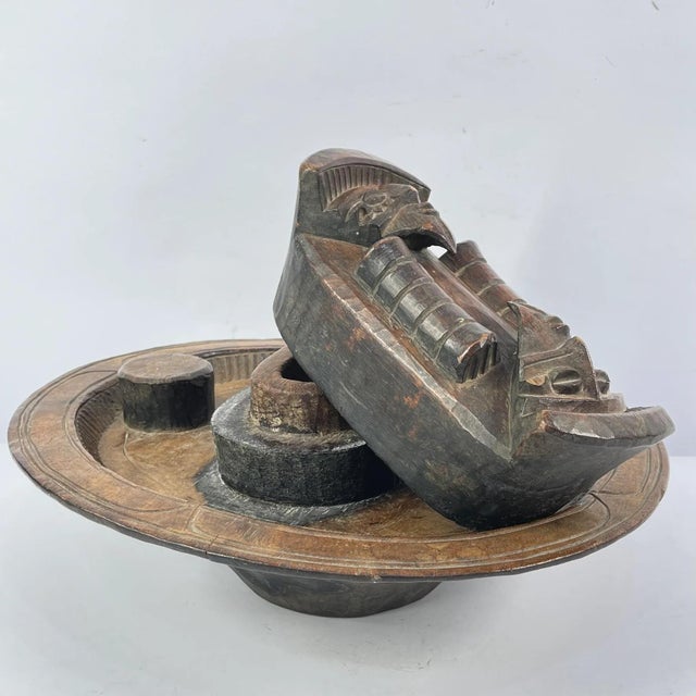 Early 20th Century Igbo Divination Bowl Nigeria MATTER COLLECTION For Sale - Image 4 of 10