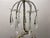 1940s Crystal Beaded Murano Flower Chandelier, 1940s For Sale - Image 5 of 16