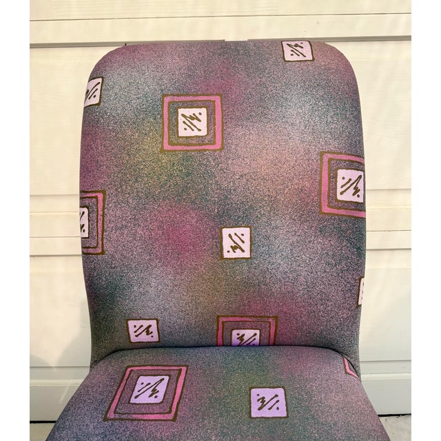 Carsons 1980's Carson’s Cantilever Sculptural Swivel Lounge Chair, Attributed to Milo Baughman - Sold Individually For Sale - Image 4 of 16