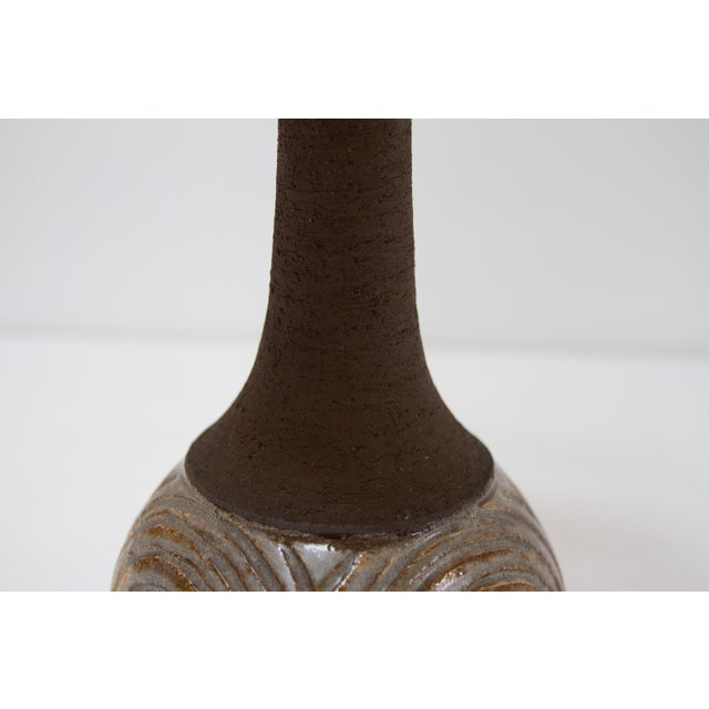 Danish Modern Ceramic Table Lamp by Børge Christoffersen for Chris Haslev, 1960s For Sale - Image 11 of 18