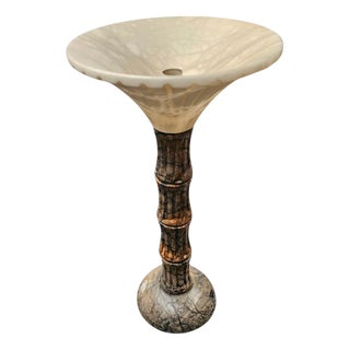 Alabaster Table Lamp from Pegasan, Spain, 1970s For Sale