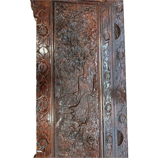 Vintage Large Chinese Carved Camphor Wood Storage Chest For Sale - Image 11 of 12