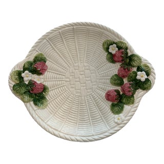 1970s Large Ceramic Platter Italy Bassano For Sale
