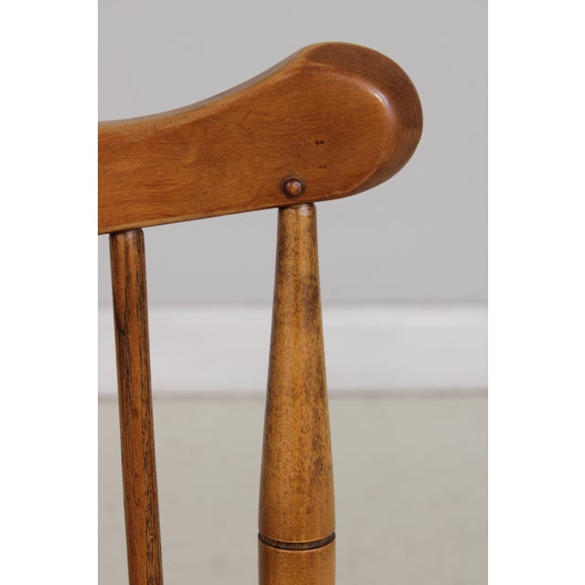 Stickley Cherry Windsor Style Spindle Back Armchair For Sale - Image 12 of 16
