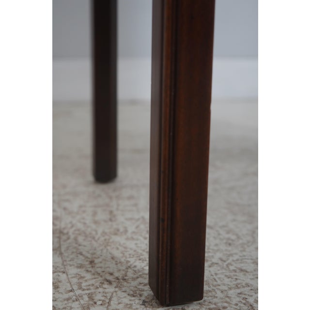 Pair of Drexel Heritage Mahogany Chippendale Style Nightstands For Sale - Image 13 of 18