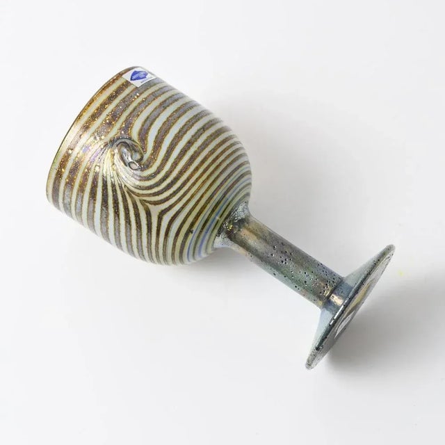 Glass Goblet by Oiva Toikka for Nuutajärvi Netsjö, 1970s For Sale - Image 7 of 10