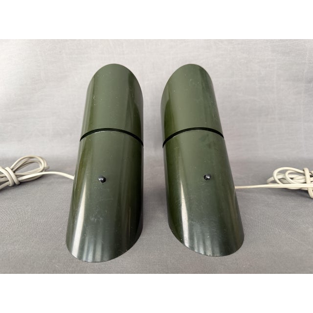 Plastic Vintage Danish Phister Lamps by Hans Due for Fog & Mørup, 1969, Set of 2 For Sale - Image 7 of 11