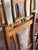 Solid Pine High-Back Upholstered Dining Chairs Set of 6 Vintage 1980s For Sale - Image 4 of 10