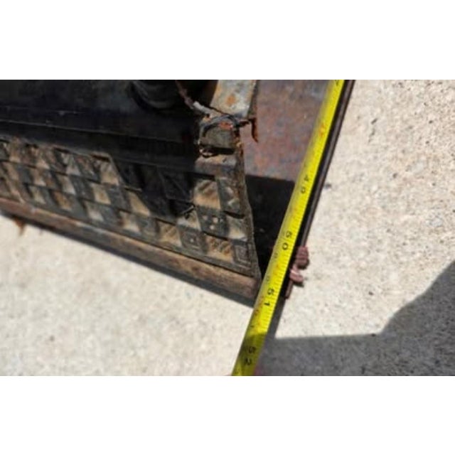 Vintage Brass Fireplace Fender For Sale In Dallas - Image 6 of 6