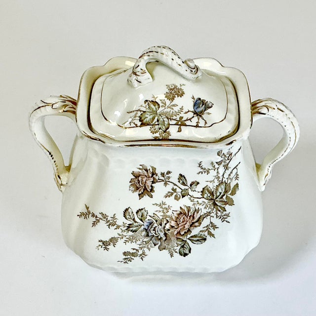 Early 20th C British Colonial English Traditional Lidded Tea Caddy For Sale - Image 6 of 15