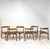 Vintage Heart Dining Set by Hans Wegner for Fritz Hansen, 1950s, Set of 7 For Sale - Image 13 of 18