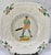 Ceramic English Mason’s Ironstone Sampler Needlepoint Sporting Plates With Embossed Floral Borders, Set of 6, Circa 1930 For Sale - Image 7 of 18