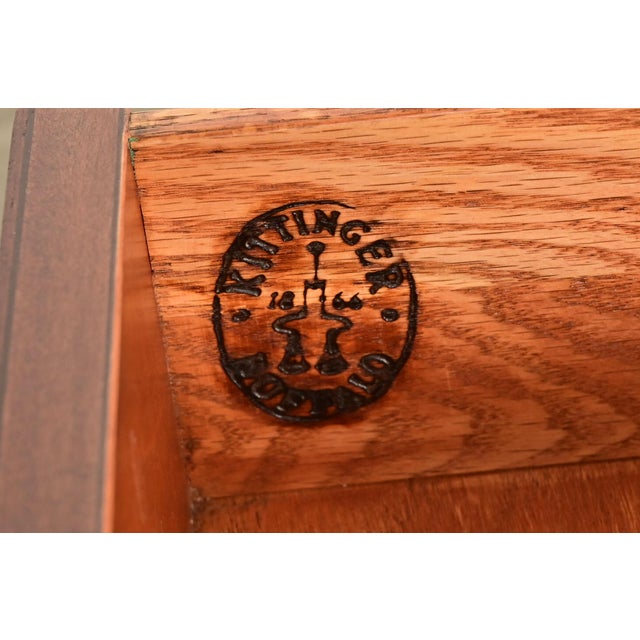 Kittinger French Regency Louis XVI Carved Mahogany Twelve-Drawer Dresser or Credenza, Newly Refinished For Sale - Image 9 of 13