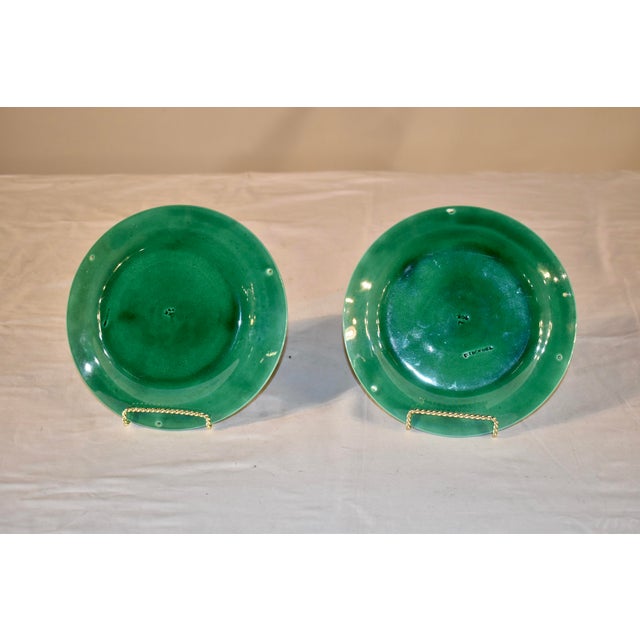 19th Century Pair of Wedgwood Majolica Plates For Sale In Greensboro - Image 6 of 12