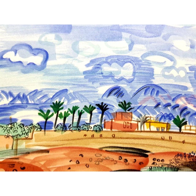 Raoul Dufy (after) - Landscape - Lithograph 1965 For Sale - Image 4 of 8