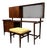 Brazilian Modern Dresser With Stool in Rosewood, Carlo Hauner for Forma, 1950s For Sale