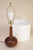Wood 1960s Danish Mid Century Modern Turned Staved Walnut Genie Bottle Table Lamp 1960's Unused Nos New-Old-Stock Dansk For Sale - Image 7 of 7