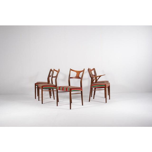 1950s Dining Chairs by Kurt Østervig for Randers Møbelfabrik, 1950s, Set of 5 For Sale - Image 5 of 15