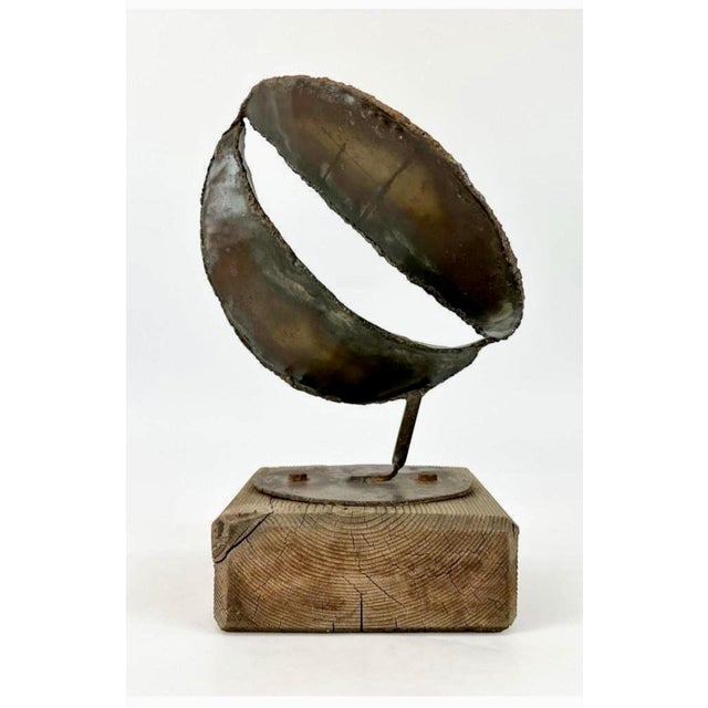 Eli Ilan, 1965 Canadian Israeli Art Brutalist Abstract Welded Steel Sculpture Eli Ilan For Sale - Image 12 of 17