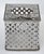 1980s Bohemian Handmade Embellished Cutout Steel Tissue Box Cover For Sale - Image 15 of 16
