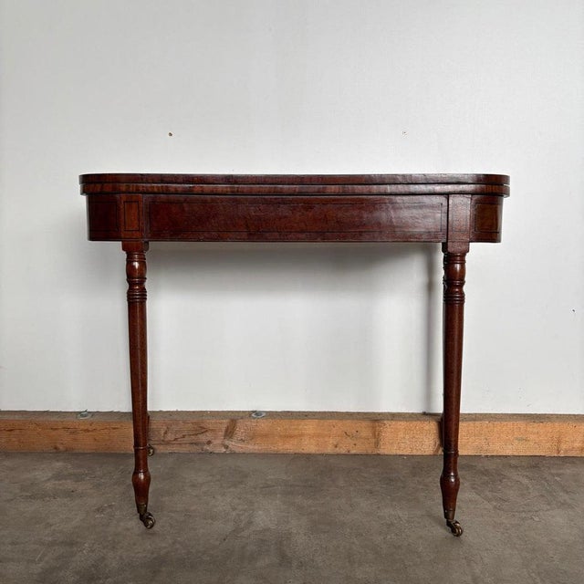 Hollywood Regency Gaming Table, England, 1820s For Sale - Image 3 of 18