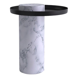 Medium White Guéridon by Sebastian Herkner