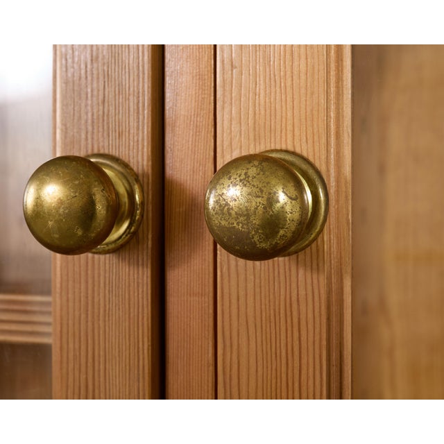 Country English Georgian Style Pine Astral Glazed Bookcase For Sale - Image 11 of 18