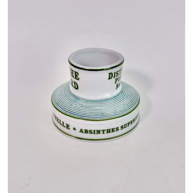 This antique French bistro match striker and holder was used on cafe and bar tables to advertise during late 19th-century...