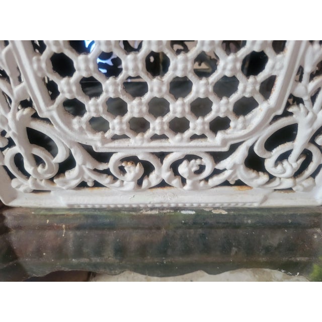 1910s Antique 1910s Belgium Calorifere Enameled Stove For Sale - Image 5 of 12