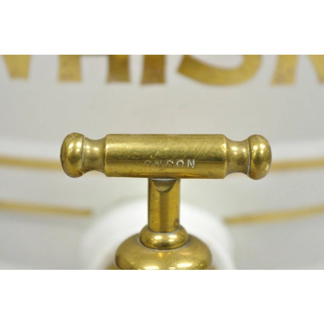 Ceramic Antique Loftus London English Victorian Porcelain Spirits Whisky Barrels - Pair For Sale - Image 7 of 18