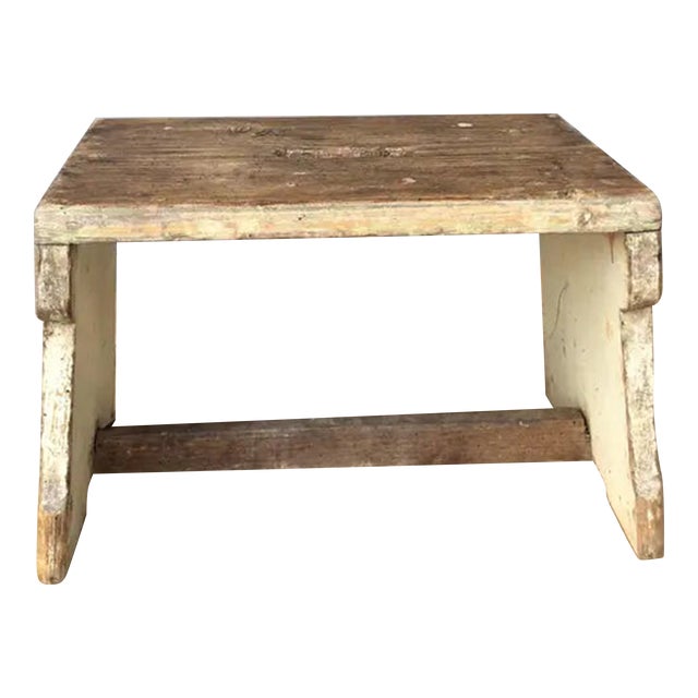 Early 20th Century Antique French Trestle Footrest Chairish