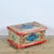Small Vintage Folk Art Chest, 1950 For Sale - Image 3 of 11